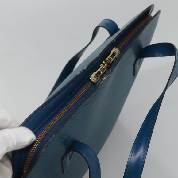LOUIS VUITTON Epi Lussac Shoulder Bag Blue M52285 - Picture 6 of 12